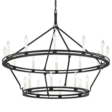Sutton 20 Light Chandelier 44 Inches Wide by 37 Inches High by Troy - F6239