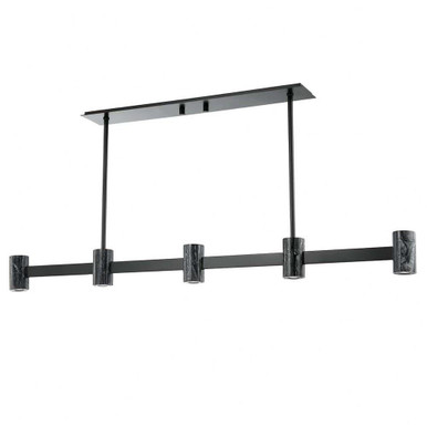 Predock 5 Light Mini Island Chandelier by Hudson Valley - 9157-BBR