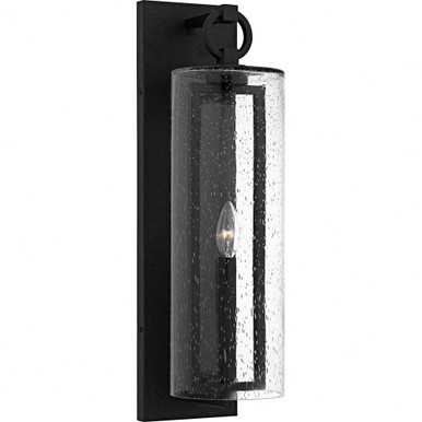 Redan 1 Light Outdoor Wall Lantern 22.25 Inch Tall by Quoizel - RDN8406SBK