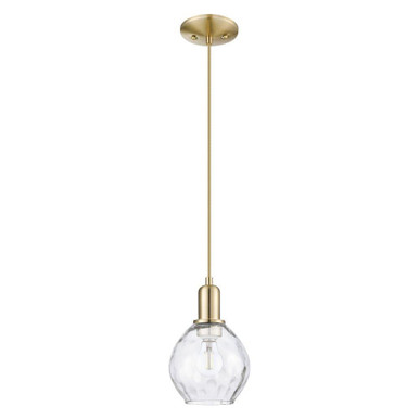 Waverly 1 Light Cord Hung Mini Pendant 9.33 Inch X 6 Inch by Innovations - 716-1P-G362