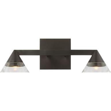 Midrand 18.7W 2 LED Crystal Bath Vanity by Visual Comfort Modern - SLBA759