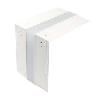 InvisiLED Outside Corner for Symmetrical Recessed Channel by WAC  - LED-T-WTW1-WT