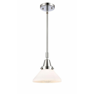 Caden 1 Light Small Stem Hung Cone Pendant 9.13 Inch Tall by Innovations - 447-1S-G447