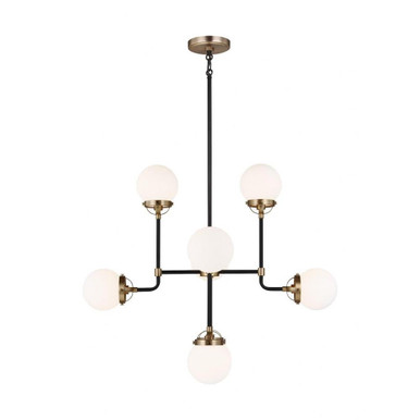 Cafe 8 Light Large Chandelier by Visual Comfort Studio - 3187908