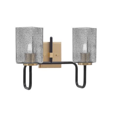 Sandia 2 Light Bath Vanity 9.75 Inch Tall and 14.25 Inch Length by Toltec - 6222-975-1425