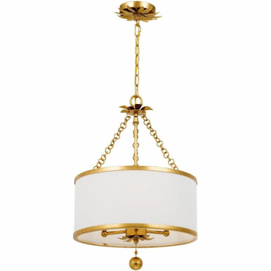 Broche 3 Light Small Chandelier by Crystorama - 513