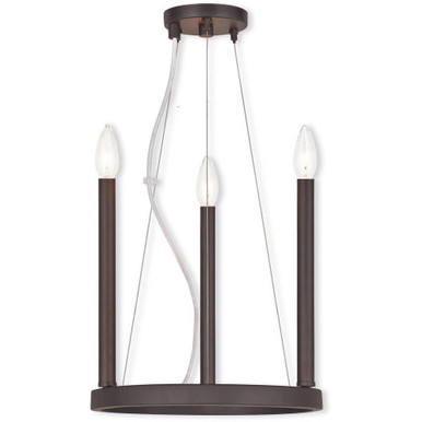Alpine 2 Light Candle Style Wall Sconce by Livex - 40242