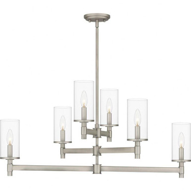 Wynnbrook 6 Light Oversized Linear Pendant by Quoizel - QCH5578