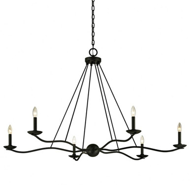 Bentley Side 6 Light Oversized Chandelier by Bailey Street Home - 154-BEL-2815527