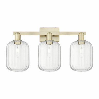 Preston 3 Light Jar Bath Vanity 13.5 Inch Tall and 26 Inch Wide by Innovations - 716-3W-G460-7