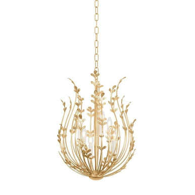 Delmore 6 Light Chandelier 27.25 Inch Tall and 20.25 Inch Wide by Troy - F4620-VGL