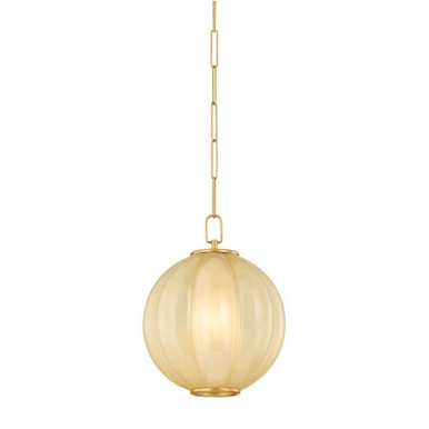 Bernadine 1 Light Pendant 14.75 Inch Tall and 11.5 Inch Wide by Mitzi - H1091701S-AGB