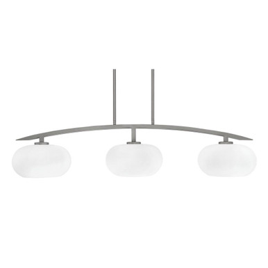 Kurve 3 Light Island 9.75 x 41.75 Inch Length by Toltec 3736-GP-214 - 3736-GP-214