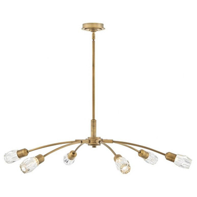 Atera 6 Light Oversized Chandelier by Fredrick Ramond FR33326 - FR33326