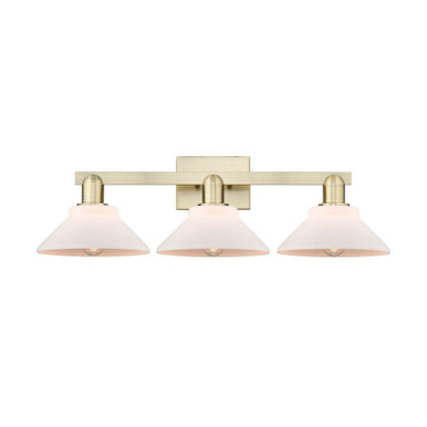 Orwell 3 Light Bath Vanity 9 Inch Tall and 27 Inch Wide by Innovations - 716-3W-AB-G131