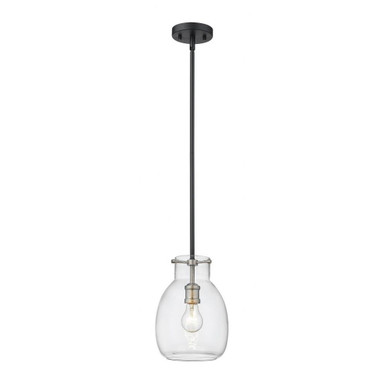 Bella One Light Small Rod Pendant by Z-Lite - 476MP-ROD-MB-BN