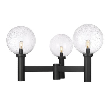 Laurent 3 Light Outdoor Post Mount Light 22.5 x 39 In by Z-Lite - 599BP3-BK