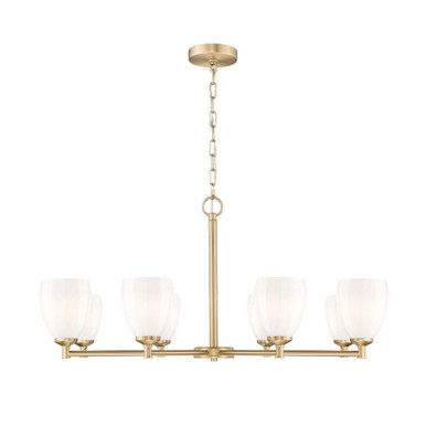 Oren 8 Light Chandelier 19.25 Inch Tall and 42 Inch Wide by Z Lite - 7004-8