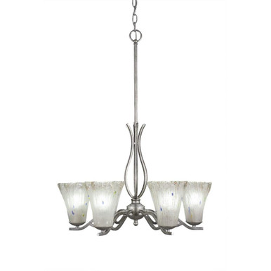 Revo 6 Light Medium Modern Chandelier by Toltec - 246-AS-721