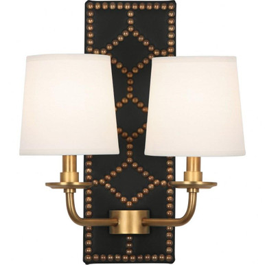 Williamsburg Lightfoot 2 Light Wall Light by Robert Abbey - WL2WS