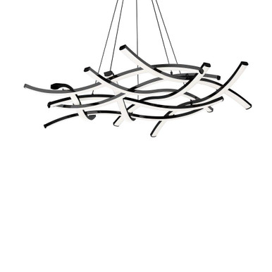 Bouverie Way 90W 9 LED Chandelier 5.5 Inch Tall and 43.75 Inch Wide by BSH - 2471-BEL-5303437