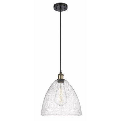 Bristol Glass 1 Light Medium Pendant by Innovations - 516-1P-BAB-GBD-124