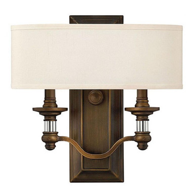 Sussex 2 Light Candle Style Wall Sconce by Hinkley - 4900