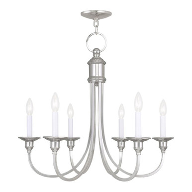 Cranford 6 Light Medium Chandelier by Livex - 5146