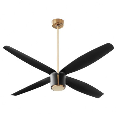 Samaran 4 Blade Ceiling Fan 14 Inches Tall and 60 Inches Wide by Oxygen - 3-116