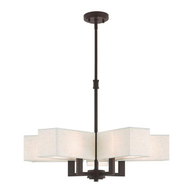 Rubix 5 Light Medium Chandelier by Livex Lighting - 42665