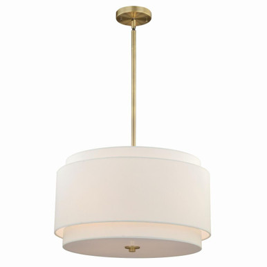 Burnaby 4 Light Large Cylinder Pendant by Vaxcel - P0192
