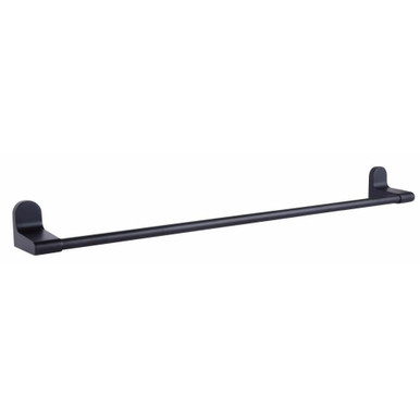 Lyla 24 Inch Aluminum Towel Bar by Canarm - BA105A24BK