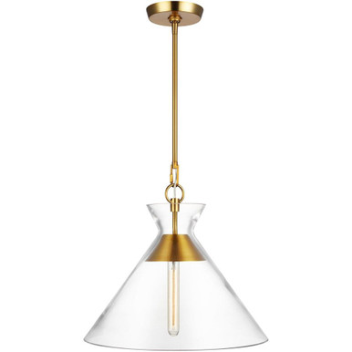 Atlantic 1 Light Large Pendant by Visual Comfort Studio - CP1031