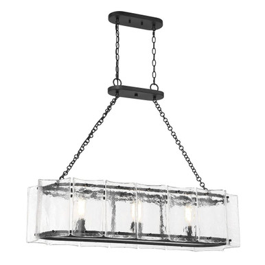 Genry 3 Light Nature Inspired Linear Chandelier by Savoy House - 1-8203-3