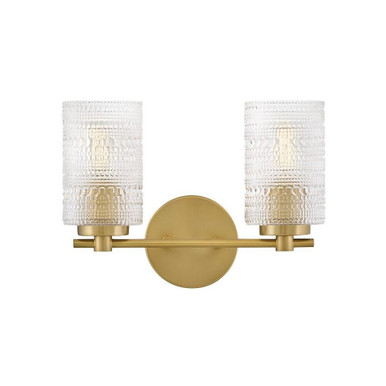 Mabel 24W 2 LED Small Bath Vanity 10 Inch Tall and 14 Inch Wide by Lark - 85572