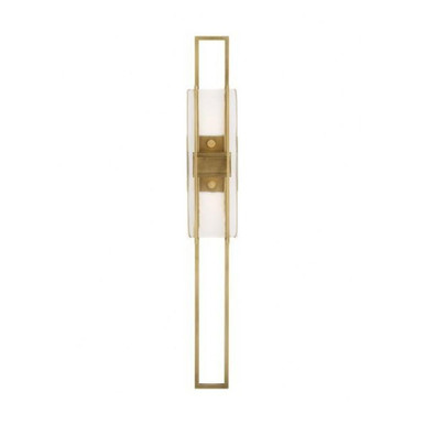Duelle 277W 14.8W 1 LED Wall Sconce 28 Inch Tall by Visual Comfort Modern - 700WSDUE28B-LED927-277