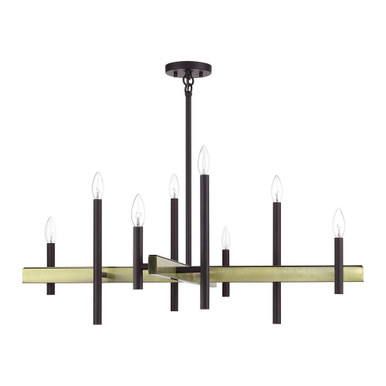 Denmark 8 Light Oversized Chandelier by Livex - 49347