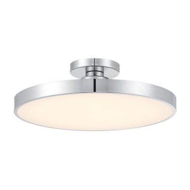 Thayer 50W 1 LED Semi Flush Mount 6 Inch Tall X 20 Inch Wide by Savoy House - 6-2969-1
