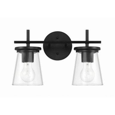 Connell 2 Light Bath Vanity 9.38 Inch Tall and 14.5 Inch Wide by Craftmade - 60402