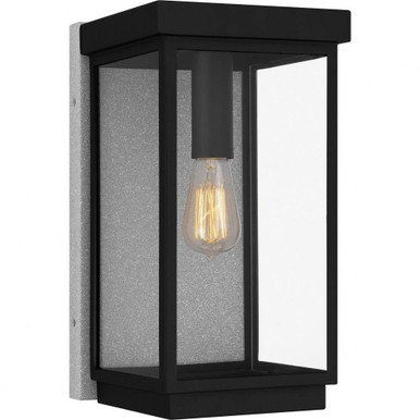 Ezra 1 Light Outdoor Wall Lantern 15 Inch Tall by Quoizel - EZR8408EK