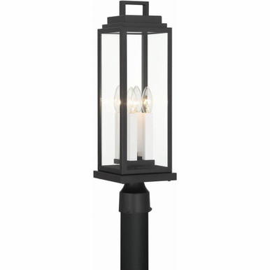 Aspen 4 Light Outdoor Post Mount 22 x 6.5 Inches by Crystorama - ASP-8919-MK