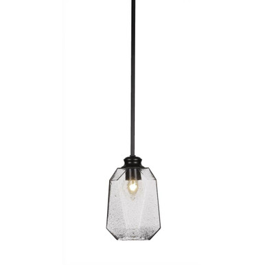 Rocklin 1 Light Small Pendant 9.75 Inch Tall by Toltec - 72-675-975-