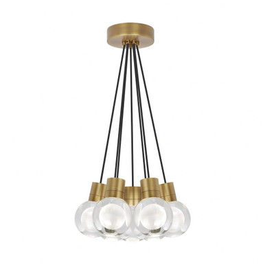 Mina 63W 7 LED Pendant 7.6 Inch and 14 Inch Wide by Visual Comfort Modern - 700TDMINAP7