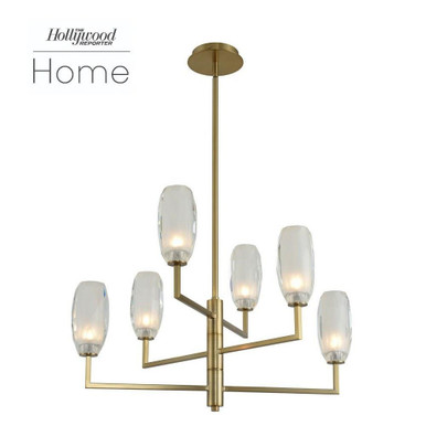 June 6 Light Large Chandelier by Kalco - 511570WB