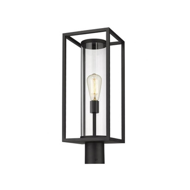 Newby Head 1 Light Outdoor Pier Mount 21.75 Inch Tall by Bailey Street Home - 372-BEL-1222976