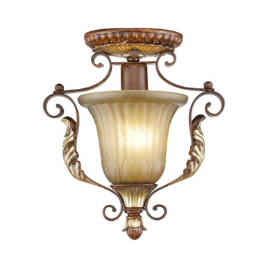 Lowther East 1 Light 10.25 Inch Wide Semi Flush Mount by Bailey Street Home - 218-BEL-732974