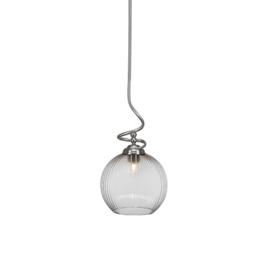 Capri 1 Light Medium Stem Pendant 22.75 Inch Tall by Toltec - 900-13752275