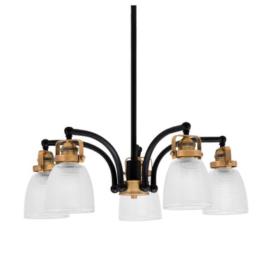 Easton 5 Light Medium Chandelier by Toltec 1945-WHBN-500 - 1945-WHBN-500