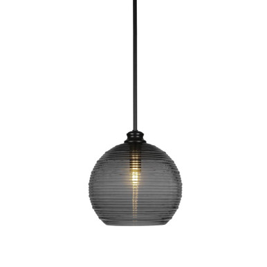 Malena 1 Light Stem Hung Medium Pendant 12 Inch Tall by Toltec - 71-BN-5132