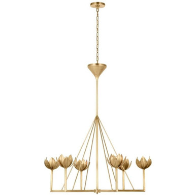 Alberto 6 Light Oversized Metal Chandelier by Visual Comfort Signature - JN 5004AB